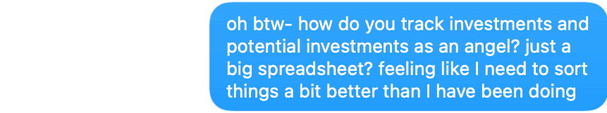 A text about investor tools